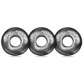 3er-Pack Mini-Cockrings Oxballs Grau