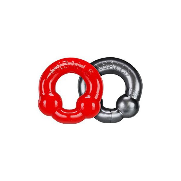 Pack Ultraballs Oxballs Grey - Red Cockrings