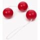 Triple Geisha Balls Red 3.5 cm