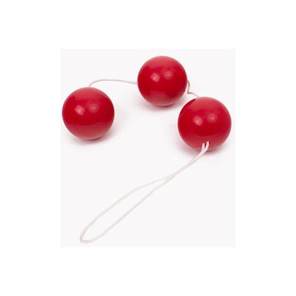 Triple Geisha Balls Red 3.5 cm