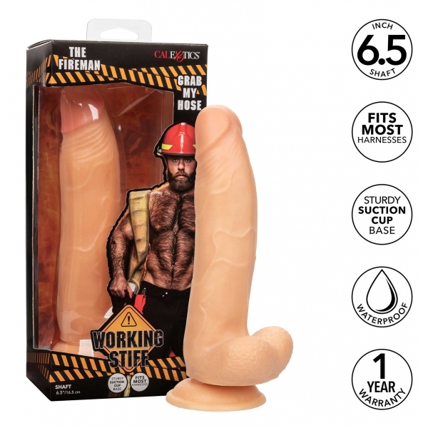 Dildo realista do bombeiro 16 x 4,3 cm