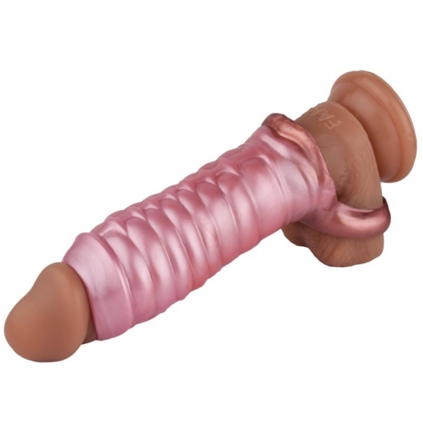 Manicotto per pene Dragscal 13 x 5cm Rosa