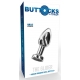 Plug vibrant en métal THE GLIDER M Buttocks 7.4 x 3.4cm