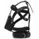 Ajustable Buckle Black Leather Harness