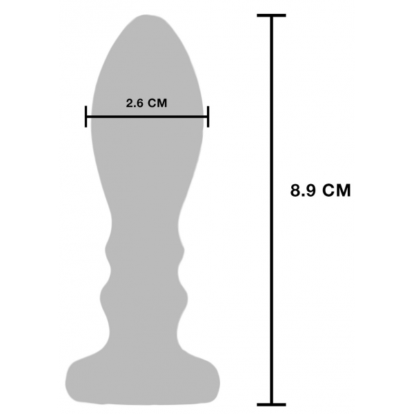 Plug vibrating The Slider M 7.8 x 2.6cm