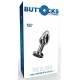 Plug vibrant en métal THE GLIDER S Buttocks 6.5 x 2.8cm