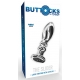 Plug vibrant en métal THE SLIDER L Buttocks 10 x 3.3cm