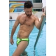 Slip da bagno Expose Verde neon