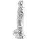 Dildo realistico Diamond Dick 18 x 4,9 cm Trasparente