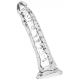 Dildo Ohne Börse Diamond Dick 23 x 4.5cm Transparent