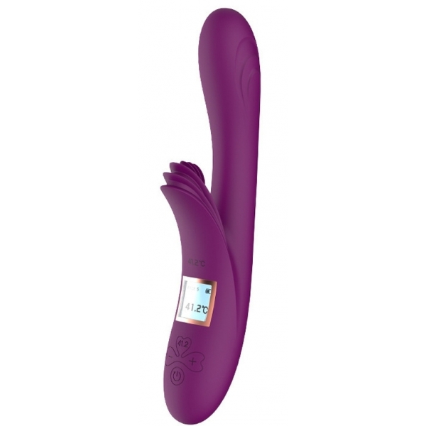 41.2 Heating Vibrator With LCD PURPLE