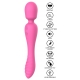 The Evermore 2-in-1 Massager Pink