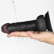 Dildo com cinto Easy Strap-On 12 x 3,7 cm Castanho