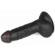 Dildo com cinto Easy Strap-On 12 x 3,7 cm Castanho