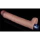 Vibrating dildo Softee Vibe 21 x 4cm Brown