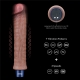 Consolador vibrador Softee Wizz 21 x 4 cm Marrón