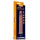 Softee Bizz vibrerende dildo 20 x 3,7 cm Bruin