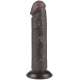 Dildo a pelle scorrevole 17 x 4 cm nero