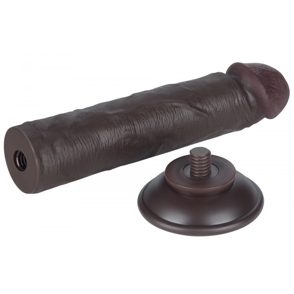 Dildo Skin Deslizante 17 x 4cm Preto