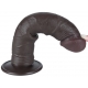 Dildo a pelle scorrevole 17 x 4 cm nero