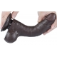 Dildo Skin Deslizante 14,5 x 4cm Preto