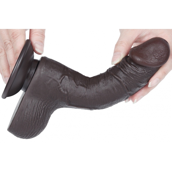 Dildo Skin Deslizante 13 x 3,7cm Preto