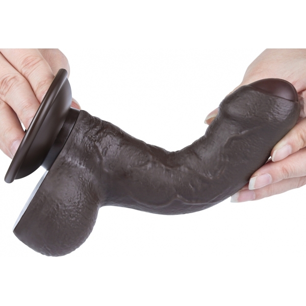 Dildo Skin Deslizante 12 x 3,7 cm Preto