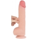 Dildo de pele deslizante 18 x 4,7cm