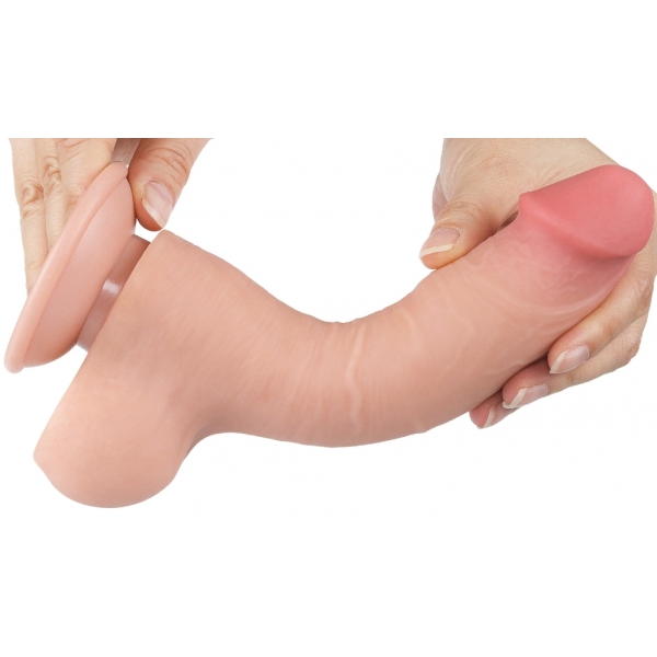 Dildo a pelle scorrevole 14,5 x 4 cm