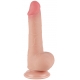 Dildo com bolsa de pele deslizante 13 x 3,8cm