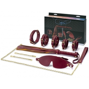 LuxuryFantasy 5 Piece Sex Navy Bordeaux SM Gift Set