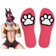 Chaussettes PAW Kinky Puppy Rose