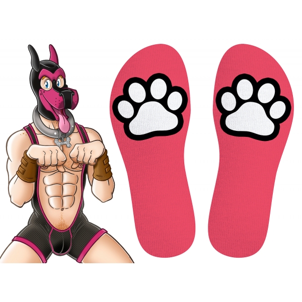 Calze Paw Kinky Puppy Roses