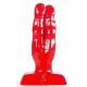 Plug anal ZIZI DOUBLE FINGER FUCK 10 x 4 cm Rouge