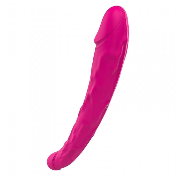 Vibrierender Doppeldildo King 3 - 31 x 4 cm Pink