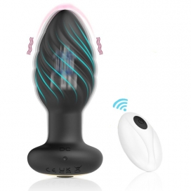 AnalTech Threaded Anal Butt Plug with App Control