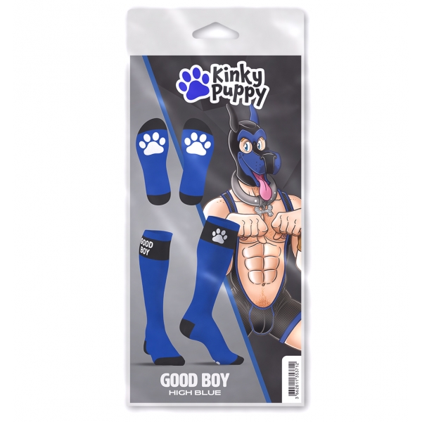 Hohe Socken Big Good Boy Blau