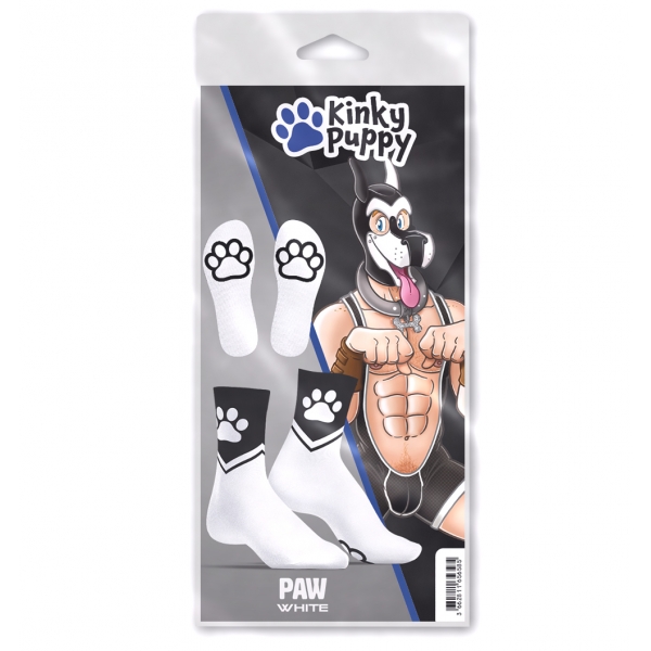 Paw Kinky Puppy Witte Sokken