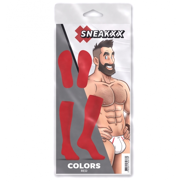 COLORS SneakXXX Hohe Socken Rot