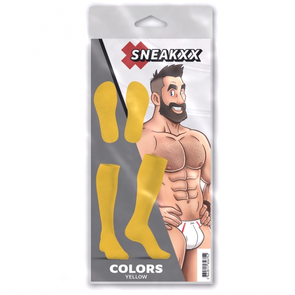 Socken Hoch COLORS SneakXXX Gelb