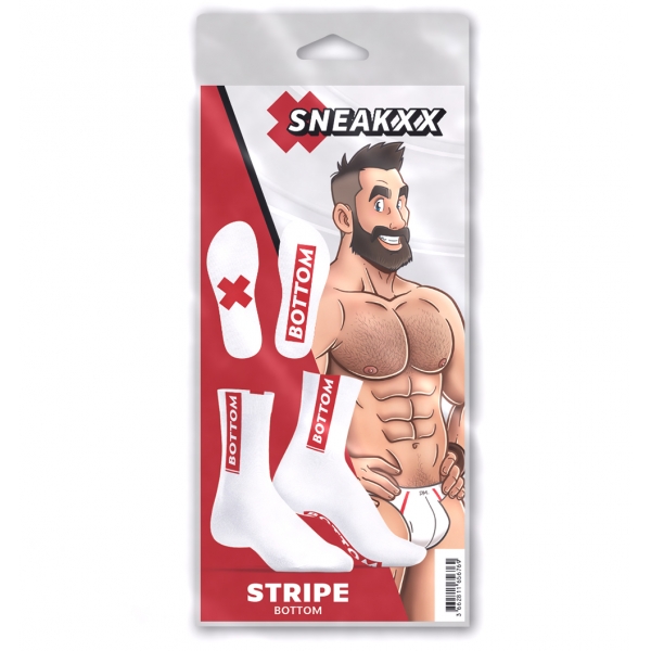 Stripe Bottom SneakXX Socken