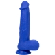 Dildo vibrante Captain 16 x 4 cm Blu