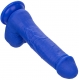 Dildo vibrante Captain 16 x 4 cm Blu