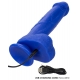 Kapitein vibrerende dildo 16 x 4 cm Blauw