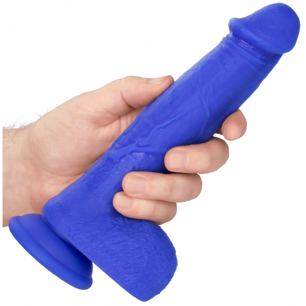 Dildo vibrante Captain 16 x 4 cm Blu