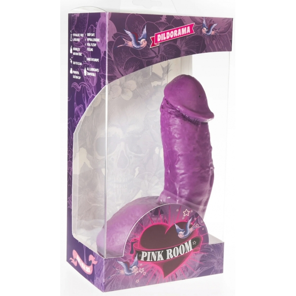 Gode réaliste P07 BILLY 13 x 5 cm Violet