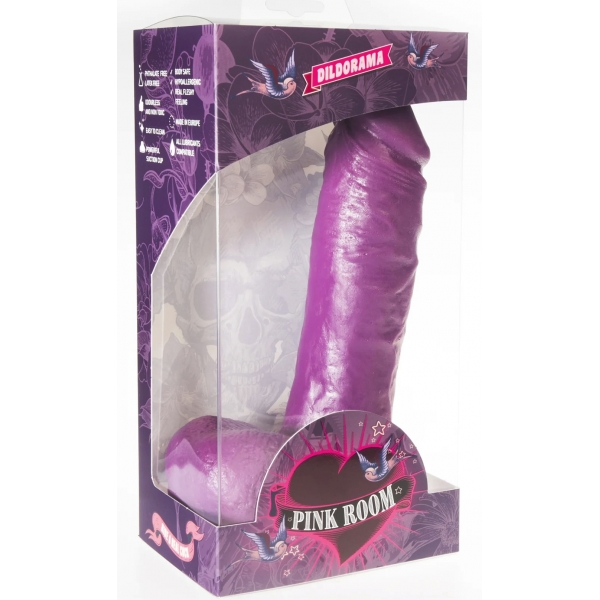 Dildo P08 Jordan 17 x 5,3 cm Roxo