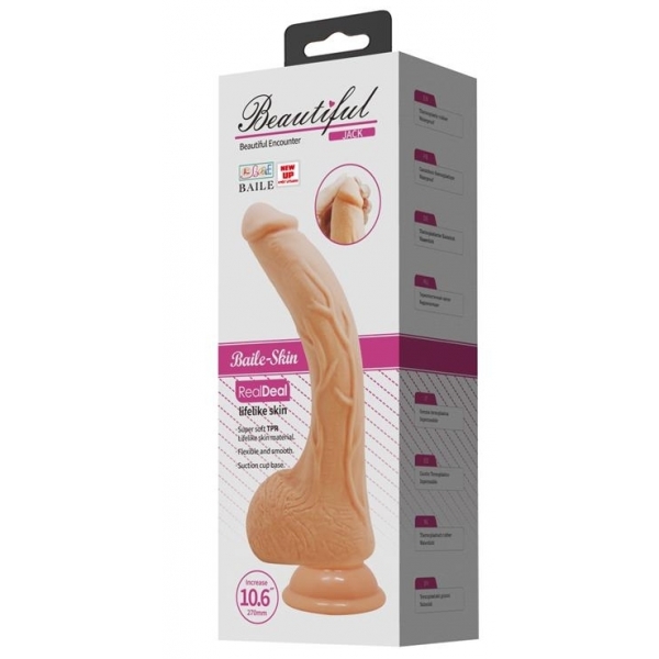 Baile Jack Vibrierender Dildo 20 x 5cm