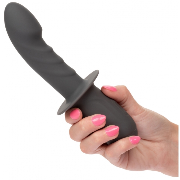 Ramrod vibrerende dildo met roterende handgreep 11 x 3,2cm