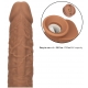 Neuk vibrerende dildo 17 x 4.2cm Bruin